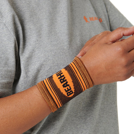Pair of Wrist Compression Support Sleeves For Arthritic & Sports Pain Relief