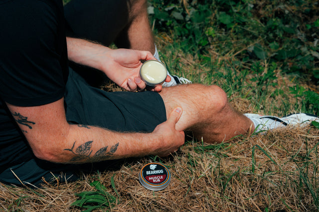 Bearhug Muscle Rub 60g tin nourishing balm with ginger and star anise