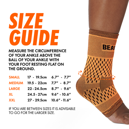 Bamboo Ankle Compression Support Sleeve For Achilles Tendon And Ankle Sprains
