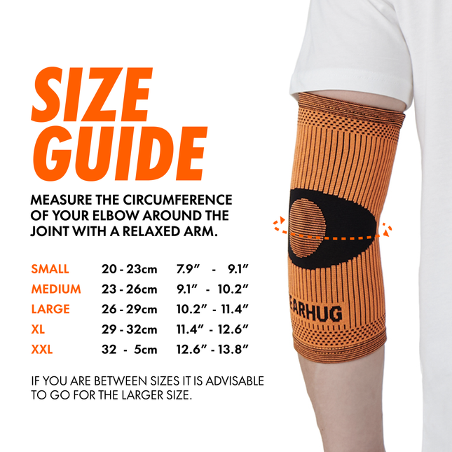Pair of Elbow Compression Support Sleeves For Tennis Elbow Recovery