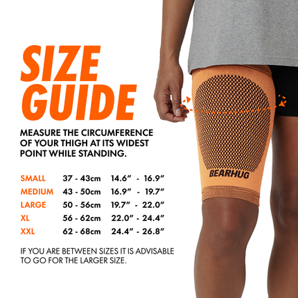 Thigh Compression Support Sleeve For Hamstring & Leg Recovery