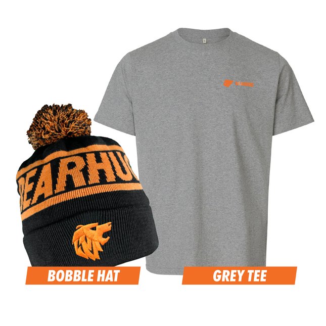 Tee (Grey) & Bobble Christmas Bundle