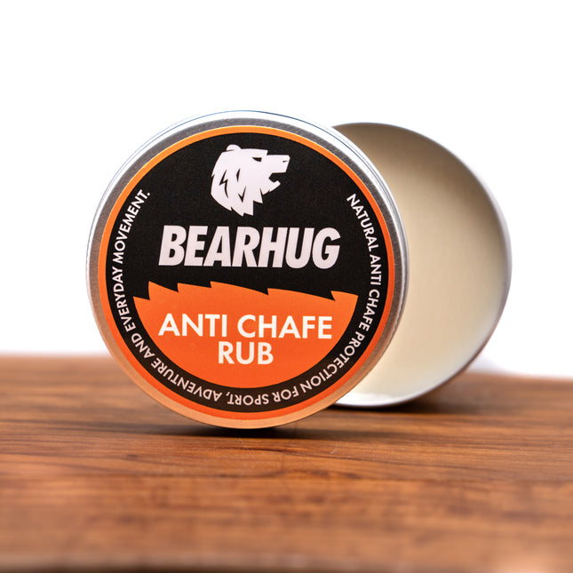 Bearhug Anti Chafe Rub 60g tin, included in Rub Twin Pack