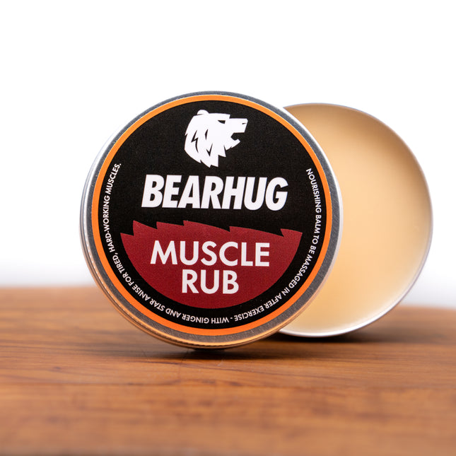 Bearhug Muscle Rub 60g tin, included in Rub Twin Pack