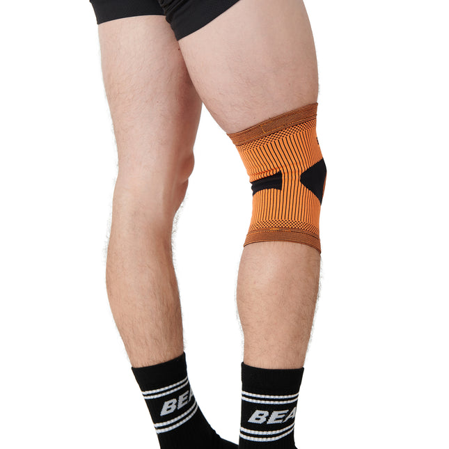 rear view of Knee Compression Support Sleeve For Arthritic Relief & Pain Recovery