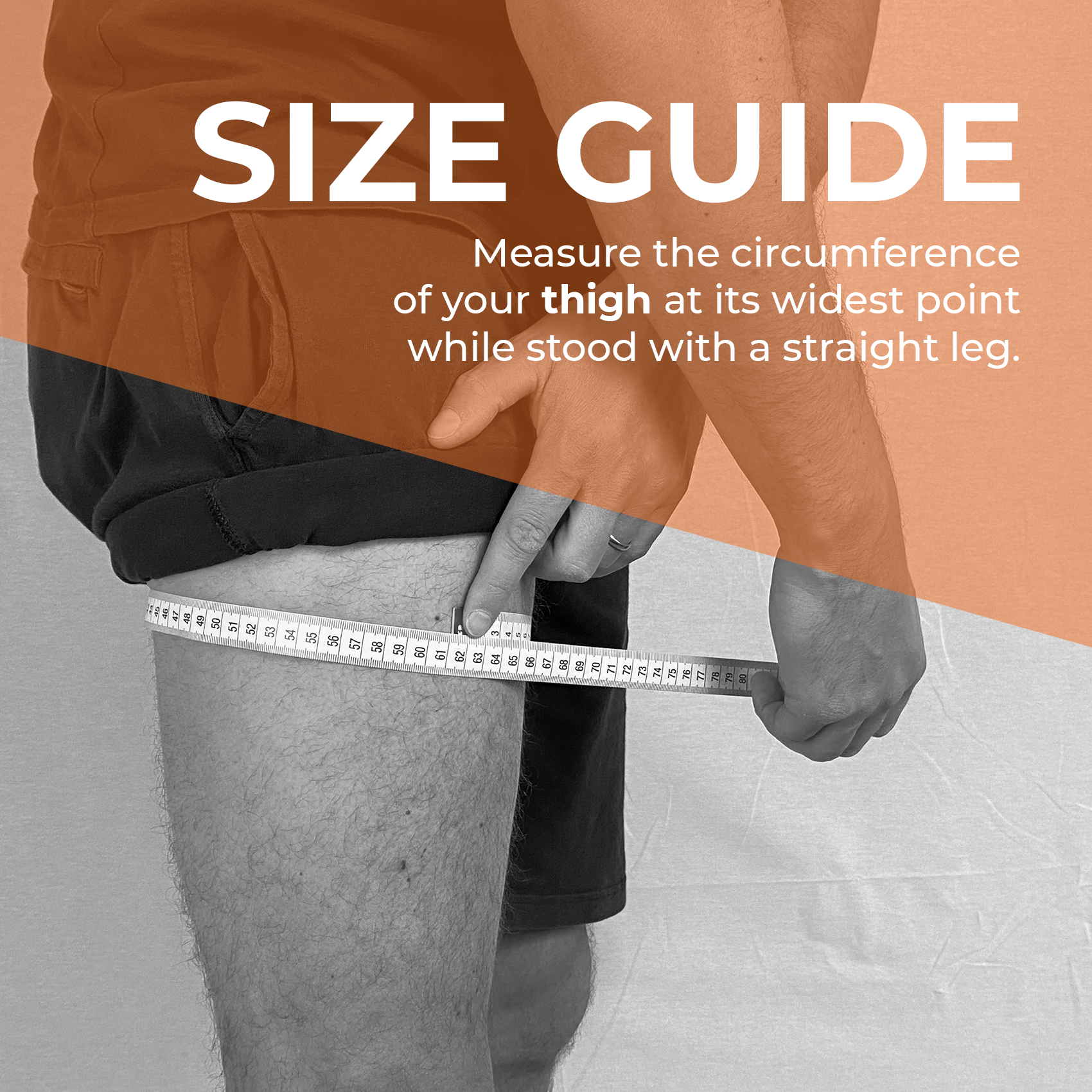 Bamboo Thigh Support Hamstring Compression Sleeve