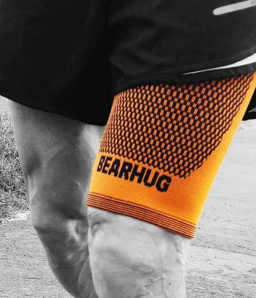 Pair of Thigh Compression Support Sleeves For Hamstring & Leg Pain Recovery-Support-Bearhug